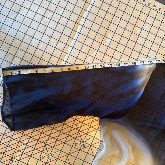 Sheer tri-color Topper | one size - Picture 6 of 7